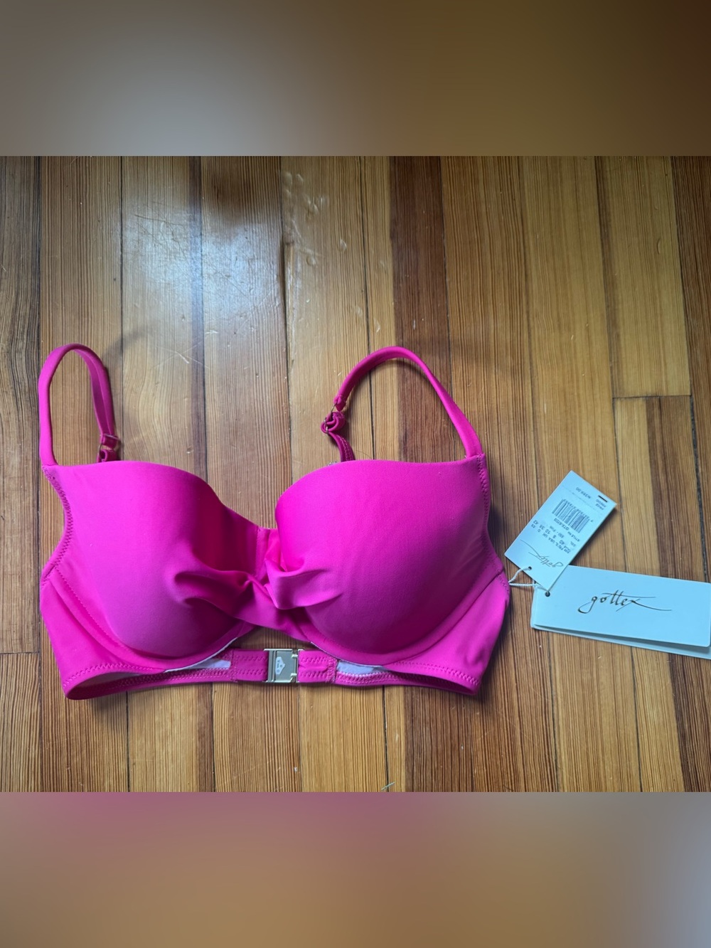 Gottex Vibrant Hot Pink Underwire Bikini Top